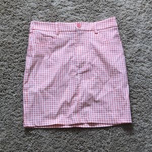 mini skirt gingham print